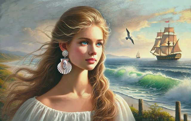  Escape to Serenity: Discover the Mesmerizing Beauty of 'Dreamer by the Sea'  Limited Edition Giclée Print