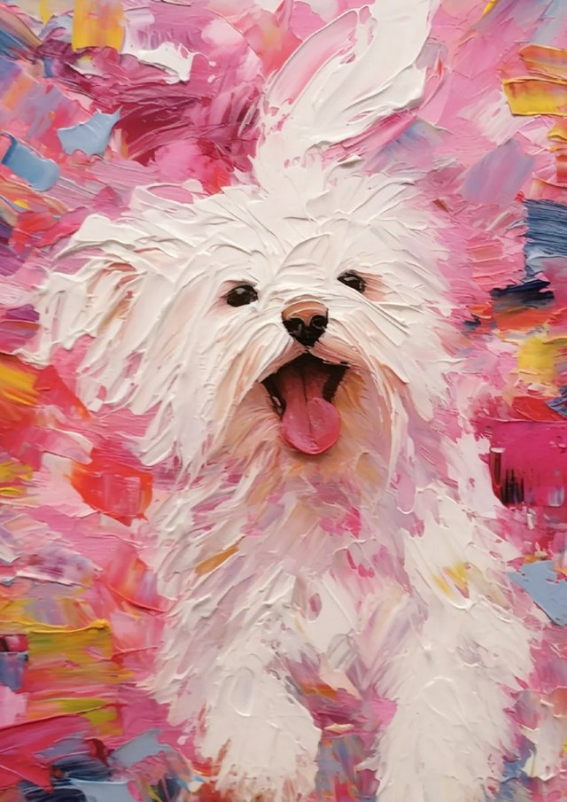  Transform Your Beloved Poodle into a Timeless Masterpiece: Custom Oil Paintings That Will Make Your Heart Melt!  - photo to painting